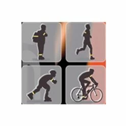 Strap Wrap Bracelet Autofixant De Sécurité -Éclairages vélo Soldes bracelet autofixant de securite full 3