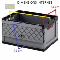 Carry Freedom Caisse En Plastique Pliable Pour Remorque Y-Frame -Éclairages vélo Soldes caisse en plastique pliable pour remorque y frame full 4