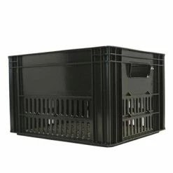 Kerri Caisse PVC Noir Sur Porte Bagage Vélo - Large