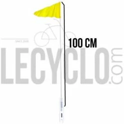 Messingschlager Drapeau De Sécurité Pour Vélo Et Remorque -Éclairages vélo Soldes drapeau de securite pour velo et remorque 100CM jaune 4c79c568 9fff 4ea6 af5c 5c6cadad0fba
