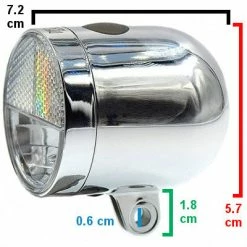 Brandless Eclairage Avant Rétro Chromé Sur Fourche De Vélo Néro 7 Brandless Eclairage Avant Rétro Chromé Sur Fourche De Vélo Néro -Éclairages vélo Soldes eclairage avant retro chrome sur fourche de velo nero full 4