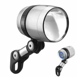 Busch-mueller Eclairage Vélo 100 Lux Sur Fourche IQ-X Argent Busch And Muller