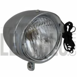 Brandless Feu Avant Dynamo Vintage Sur Fourche De Vélo -Éclairages vélo Soldes feu avant dynamo vintage sur fourche de velo full 3