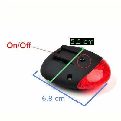 Jing Yi Feu Solaire Arrière Pour Vélo 6 Jing Yi Feu Solaire Arrière Pour Vélo – Image 6