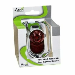 Éclairages vélo Soldes -Éclairages vélo Soldes feu velo led arriere vintage sur garde boue 10 lux full 2