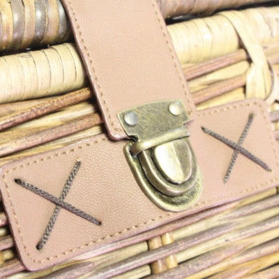 Grand Panier De Vélo En Rotin Denton L Basil 2 Grand Panier De Vélo En Rotin Denton L Basil – Image 2