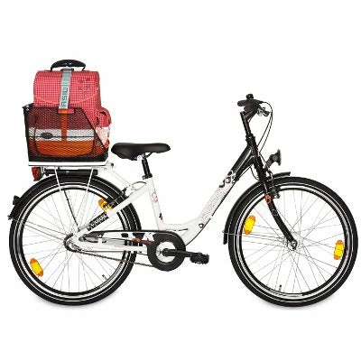 Grand Panier De Vélo Noir Sur Porte Bagage Arrière Class Basil 6 Grand Panier De Vélo Noir Sur Porte Bagage Arrière Class Basil – Image 6