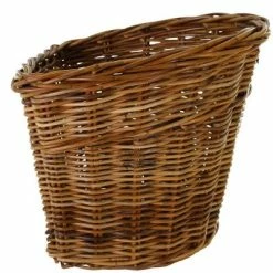 Grand Panier Sur Guidon De Vélo En Rotin Darcy L Basil -Éclairages vélo Soldes grand panier sur guidon de velo en rotin darcy l basil full 3