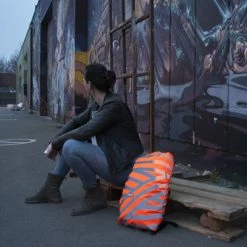 Housse De Sac à Dos Jaune Réfléchissant Berlin Wowow 20-25L -Éclairages vélo Soldes housse de sac a dos jaune reflechissant berlin wowow full 3