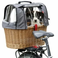 Kit Panier Vélo Chien Doggy Plus + Fixation GTA Klickfix -Éclairages vélo Soldes kit panier velo chien doggy plus fixation gta klickfix full 5
