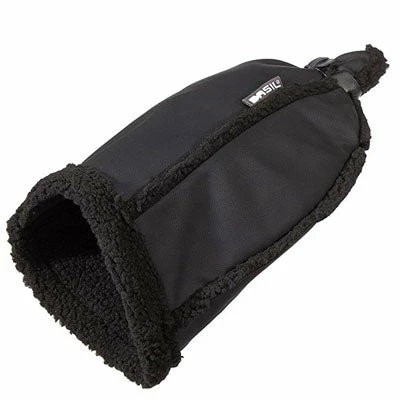 Manchons Basil Noirs En Cuir Végétal Sur Guidon Vélo 3 Manchons Basil Noirs En Cuir Végétal Sur Guidon Vélo – Image 3