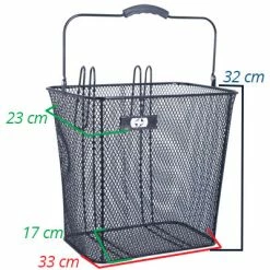 Panier Avec Crochets Sur Porte Bagage Arrière Oxford -Éclairages vélo Soldes panier avec crochets sur porte bagage arriere oxford full 3