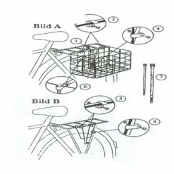 Brandless Panier Latéral Pliable Sur Porte Bagage Vélo -Éclairages vélo Soldes panier lateral pliable sur porte bagage velo full 4
