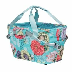 Panier Vélo Arrière Bloom Field 22L Bleu Fleuri Carry All Basil