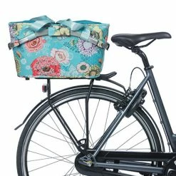 Panier Vélo Arrière Bloom Field 22L Bleu Fleuri Carry All Basil -Éclairages vélo Soldes panier velo arriere bloom field 22l bleu fleuri carry all basil full 4