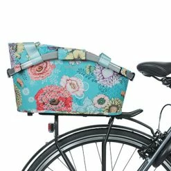 Panier Vélo Arrière Bloom Field 22L Bleu Fleuri Carry All Basil -Éclairages vélo Soldes panier velo arriere bloom field 22l bleu fleuri carry all basil full 5