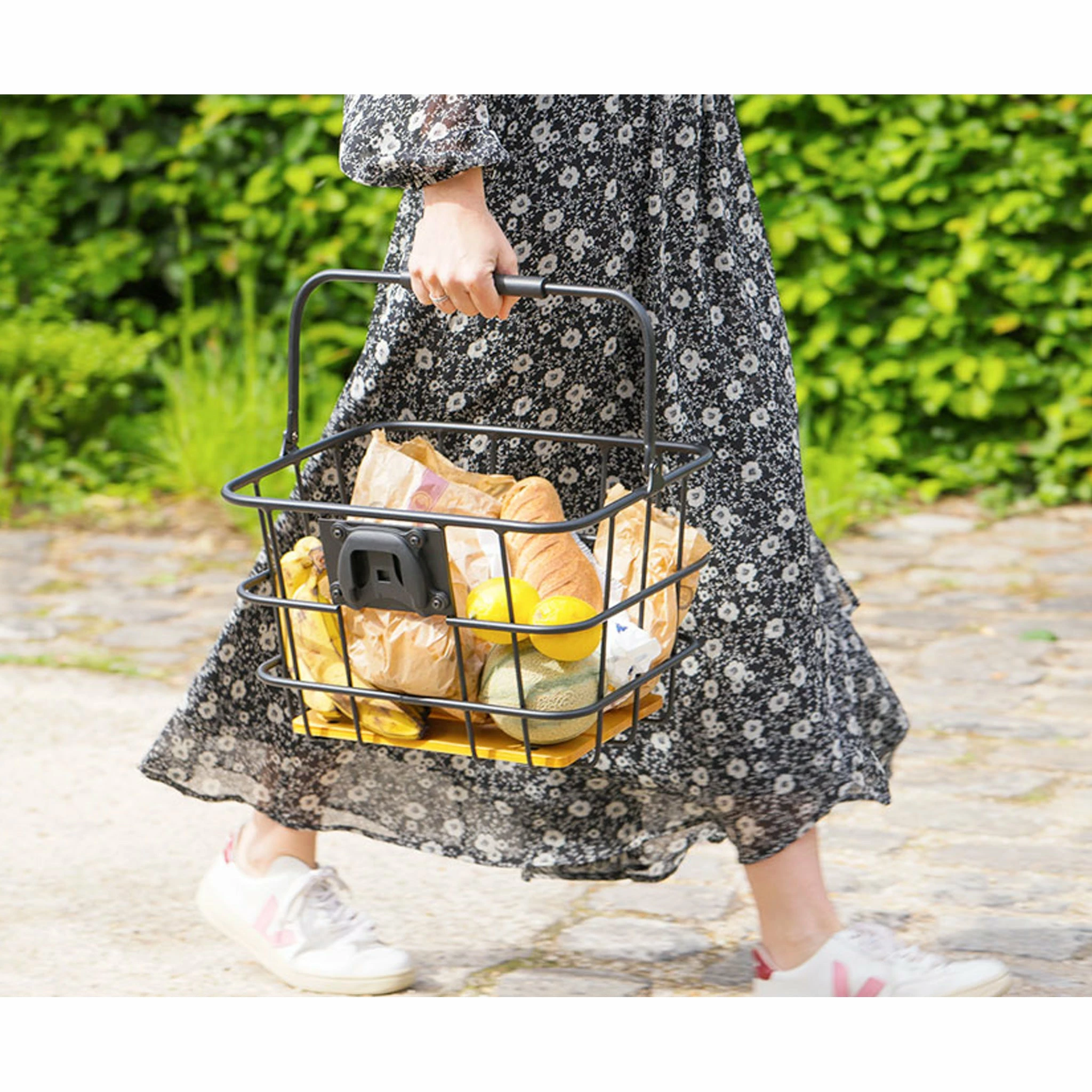 Panier Avant Pour Vélo Avec Socle En Bois Z Front Zefal 3 Panier Avant Pour Vélo Avec Socle En Bois Z Front Zefal – Image 3