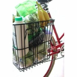 Panier Vélo Latéral à Crochets Memories Bottle Basil Noir -Éclairages vélo Soldes panier velo lateral a crochets memories bottle basil noir full 3