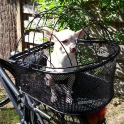 Maxxus Panier Vélo Pour Petit Chien En Acier Sur Porte Bagages -Éclairages vélo Soldes panier velo pour petit chien en acier sur porte bagages full 4