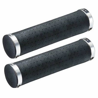 Poignées De Vélo En Cuir Synthétique Noir Classic - Ritchey 1 Poignées De Vélo En Cuir Synthétique Noir Classic - Ritchey