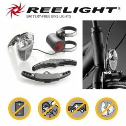 REELIGHT SL 620 Feu Clignotant Avant Sans Piles Sur Fourche -Éclairages vélo Soldes reelight sl 620 feu clignotant avant sans piles sur fourche full 5
