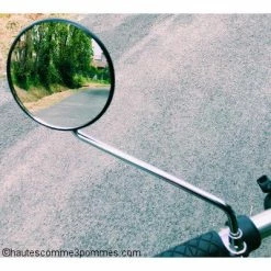 Messingschlager Rétroviseur Pour Vélo Avec Bras Long Et Grand Miroir 105 Mm -Éclairages vélo Soldes retroviseur pour velo avec bras long et grand miroir 105 mm full 5