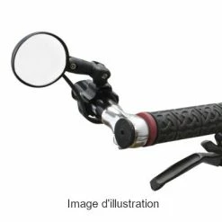 M-Wave Rétroviseur Vélo Articulé Miroir Convexe 4,7 Cm -Éclairages vélo Soldes retroviseur velo articule miroir convexe 4 7 cm full 4
