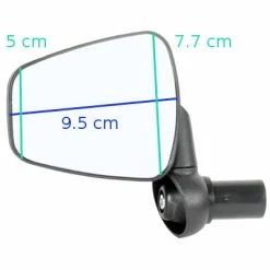 ZEFAL Rétroviseur Vélo Gauche Grand Miroir Dooback 2 Zéfal 9 ZEFAL Rétroviseur Vélo Gauche Grand Miroir Dooback 2 Zéfal -Éclairages vélo Soldes retroviseur velo gauche grand miroir dooback 2 zefal full 4