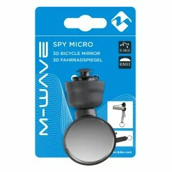 Rétroviseur Vélo Sur Embout De Cintre Spy Micro M-Wave -Éclairages vélo Soldes retroviseur velo micro spy m wave packaging