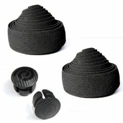 Bike Ribbon Ruban Collé Sur Cintre Vélo Spugna - BikeRibbon -Éclairages vélo Soldes ruban colle sur cintre velo spugna noir bikeribbon full 3