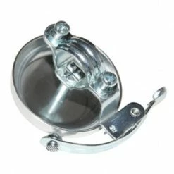 Brandless Sonnette De Vélo Au Look Ancien Couleur Argent 57 Mm -Éclairages vélo Soldes sonnette de velo au look ancien couleur argent 57 mm full 5