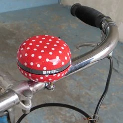 Sonnette De Vélo Big Bell Polkadot 80 Mm - Basil 6 Sonnette De Vélo Big Bell Polkadot 80 Mm - Basil -Éclairages vélo Soldes sonnette de velo big bell polkadot 80 mm basil full 3
