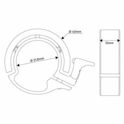 Sonnette Pour Vélo Classic Or Large Knog Oi -Éclairages vélo Soldes sonnette pour velo classic or large knog oi full 5