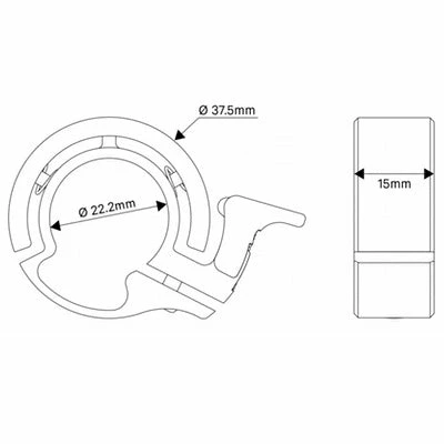 Sonnette Pour Vélo Oi Classic Silver Small Knog 5 Sonnette Pour Vélo Oi Classic Silver Small Knog – Image 5