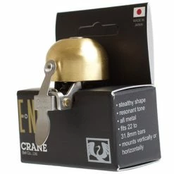 Sonnette Vélo Or Mat E-ne Crane -Éclairages vélo Soldes sonnette velo or mat e ne crane full 4