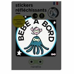 Sticker Réfléchissant Autocollant Vélo Rainette -Éclairages vélo Soldes sticker reflechissant autocollant velo rainette full 3