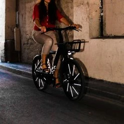 Stickers Réfléchissants Pour Cadre De Vélo Motif Louvre Will B -Éclairages vélo Soldes stickers velo will b motif louvre 3