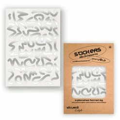 Stickers Réfléchissants Pour Cadre De Vélo Motif Louvre Will B -Éclairages vélo Soldes stickers velo will b motif louvre blanc