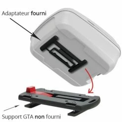 Top Case Citybox Pour Fixation GTA Klickfix Sur Porte Bagage -Éclairages vélo Soldes top case citybox pour fixation gta klickfix sur porte bagage full 4