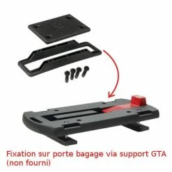 Top Case Klickfix Bike Box GTA Sur Porte Bagage Vélo -Éclairages vélo Soldes top case klickfix bike box gta sur porte bagage velo full 5